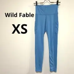 Wild Fable【XS】ヨガパンツ サイドポケット付き 水色