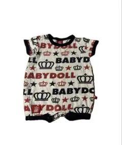 BABYDOLL 王冠と星のロンパース