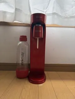 Drinkmate 炭酸水メーカー 赤色 専用ボトル2本付き - メルカリ