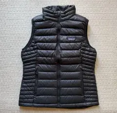 patagonia 黒 ダウンベスト Lサイズ - メルカリ