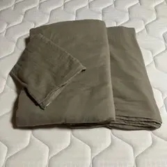 国産　和晒　二重ガーゼ布団カバー3点　シングル