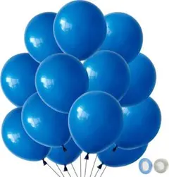 風船 バルーン 誕生日 パーティ飾り付け イベント 飾り ブルー　青 12インチ