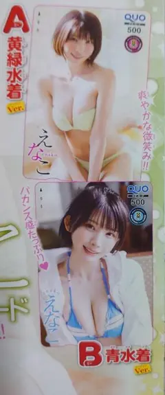 えなこ週刊少年チャンピオン12号ポスター&応募券&応募用紙セット