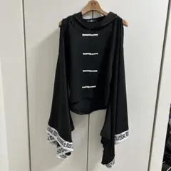 NieR Clothing 着物風袖 振袖 肩開き パーカー 十字架 チャイナのサムネイル