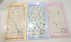 ちいかわボンボンドロップシール3枚♥ぷっくり ぷくぷく 立体 3D