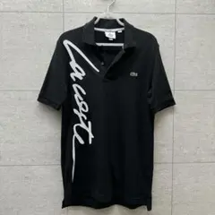 LACOSTE LIVE ラコステ ポロシャツ 黒 デカロゴ XXS 半袖のサムネイル