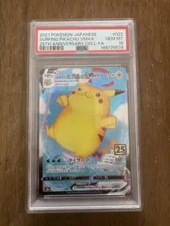 ポケモンカード なみのりピカチュウVMAX PSA10