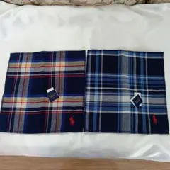 Polo Ralph Lauren チェック柄ハンカチ 2枚セット