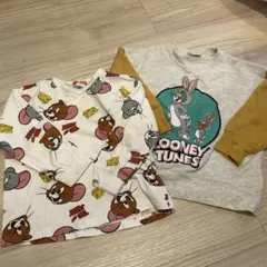 110cm トムとジェリー　2枚セット　トップス