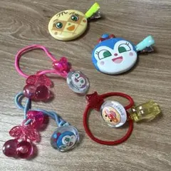 アンパンマン ヘアアクセサリー セット ヘアゴム ヘアクリップ