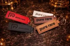 レザー風キーホルダー 5色セット