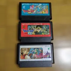 ファミコンドラゴンクエスト2、3、4ソフトのみ