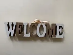 Welcome 置物 ナチュラルウッド