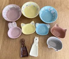 動物型食器 まとめ売り 10点セット 小鉢 豆皿 離乳食食器