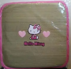 新品 ハローキティ い草座布団 畳 角型　HELLO KITTYシートクッションのサムネイル
