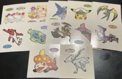 ポケモンパンのおまけシール12枚セット