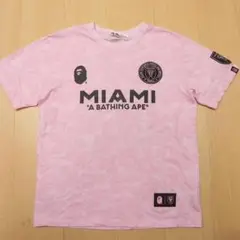 A Bathing Ape Miami Tシャツ ピンク M
