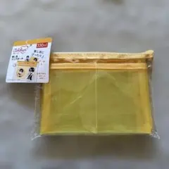 キャンドゥ 推し色クリアポーチ イエロー 推し活 黄色