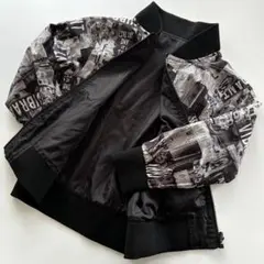 未使用 モノクログラフィック ボンバージャケット 120cm リバーシブル