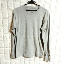 Champion（チャンピオン）定番グレー　長袖Tシャツ　ロンT　S　61