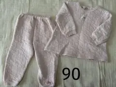 ウサギ　ピンク　パジャマ キルト　90