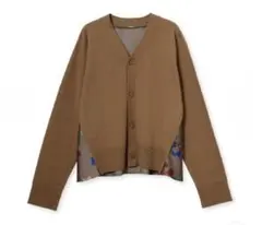 GWセール☺︎Mila Owen カシミヤコットンボタニカルドッキングカーディガンのサムネイル