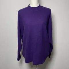 パープル ニット Lサイズ