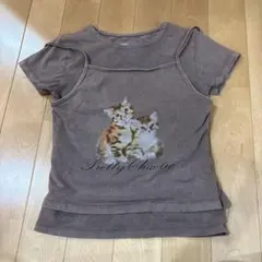 ZARA SHANGHAI EDITION キャットプリント Tシャツ