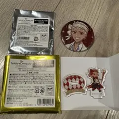 ツイステ　OH MY CAFE ミニアクリルスタンド　カリム 缶バッジ付