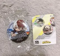僕のヒーローアカデミア くら寿司 缶バッジ 轟焦凍