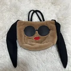 a-jolie アジョリー ハンドバッグ ファートート　ふわふわ　ブラウン