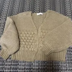 【セレクトモカ】ケーブル編みカーディガン