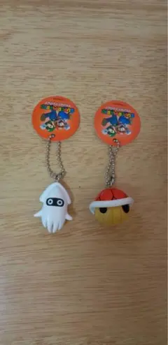 スーパーマリオ　マスコットフィギュア　キーホルダー