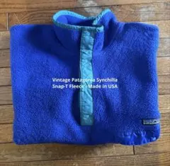 90s ヴィンテージ パタゴニア シンチラ スナップT USA製 M フリース