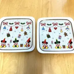 ディズニースーベニアプレート クリスマス 2023 リルリンリン 2枚セット