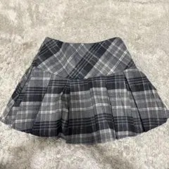 UNE MANSION チェック柄プリーツスカート