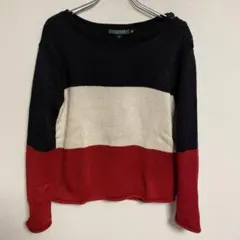 POLO RALPH LAUREN ボーダー 長袖ニット XS
