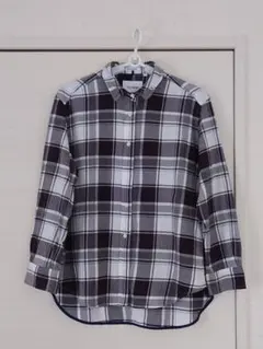 nico and…　ニコアンド 長袖チェック柄シャツ