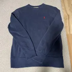 Polo Ralph Lauren ネイビー Vネック トレーナー