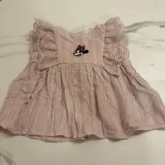 プティマイン ミニー フリルチュニック ピンク 80cm