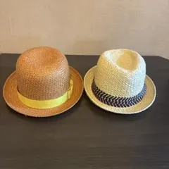 Adam et pope アダムエロペ 麦わら帽子とおまけの帽子2点セット
