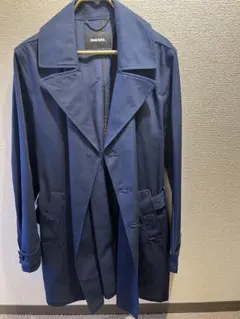 DIESEL ネイビー トレンチコート Lサイズのサムネイル