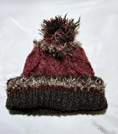 TMF ボンボン付き　ニット帽 ティエムファンタジー