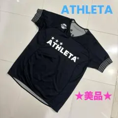 ATHLETAアスレタ　Tシャツ リバーシブル(ブラック&グレー)サイズL 美品