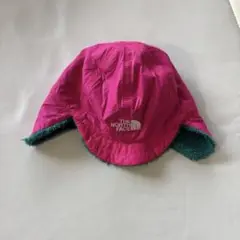 ノースフェイス ベビー帽子 ピンク