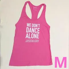 【12/16まで掲載】JAZZERCIZE◆ピンク タンクトップ Mサイズ