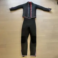 ウェットスーツ ダイビング フルスーツ 黒 6ミリ半 5ミリ 裏起毛