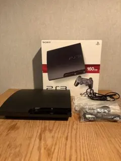 PS3本体CECH-3000A 箱取説あり 電源/AV/USBケーブル付初期化済