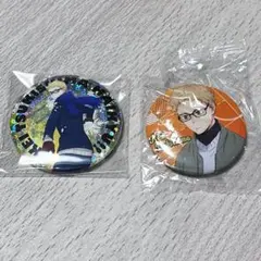 ハイキュー　きらきら雪遊び　ガチャshoes Fit缶バッジ　月島蛍