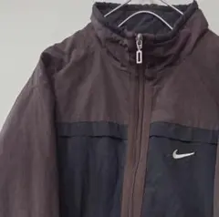 Nike ジップアップアウター ダークブラウン/ブラック